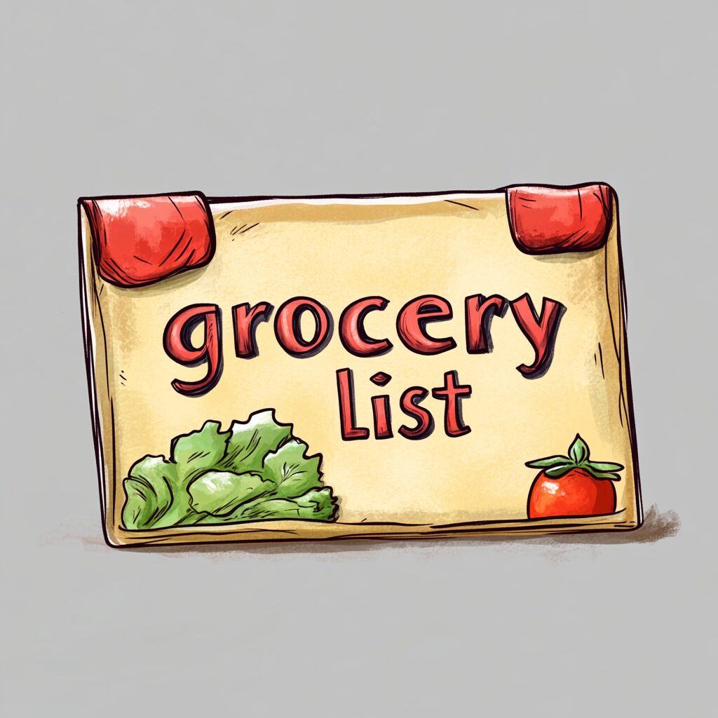 vegetarian grocery list